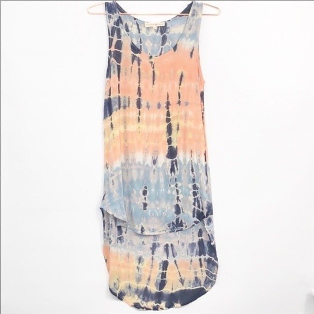 Altar’d State water color tie dye sleeveless tunic tank nwot like new small(255)